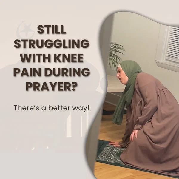 Sajood Relief Prayer Mat โ Extra Large Islamic Rug for Knee & Joint Support