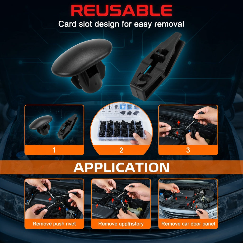 Universal Car Fastener Kit ๐๐ง