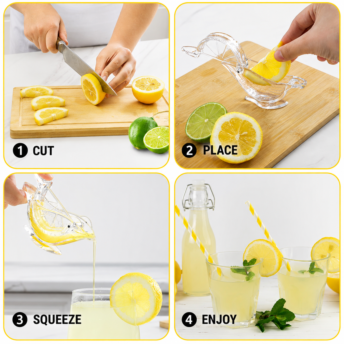 Crystal Sparrow Lemon Squeezer