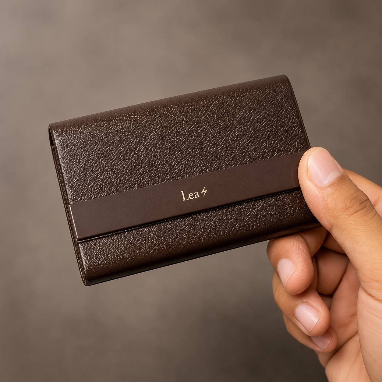 Personalized Magnetic Wallet & Card Holder 🖤