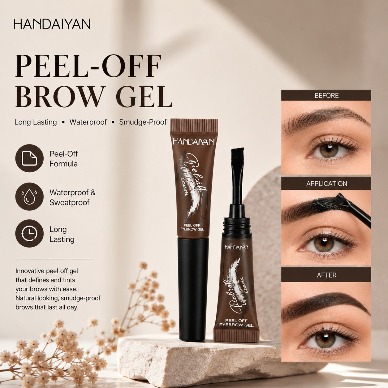Premium Peel-Off Brow Tint