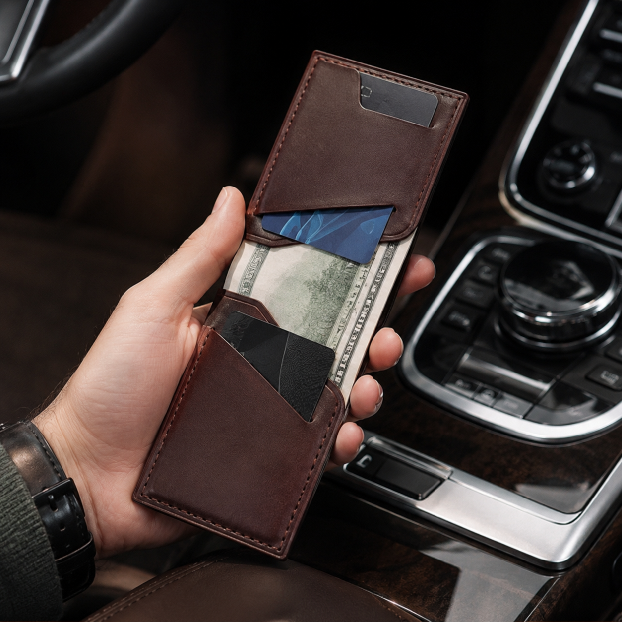 Luxury Slim Leather Wallet