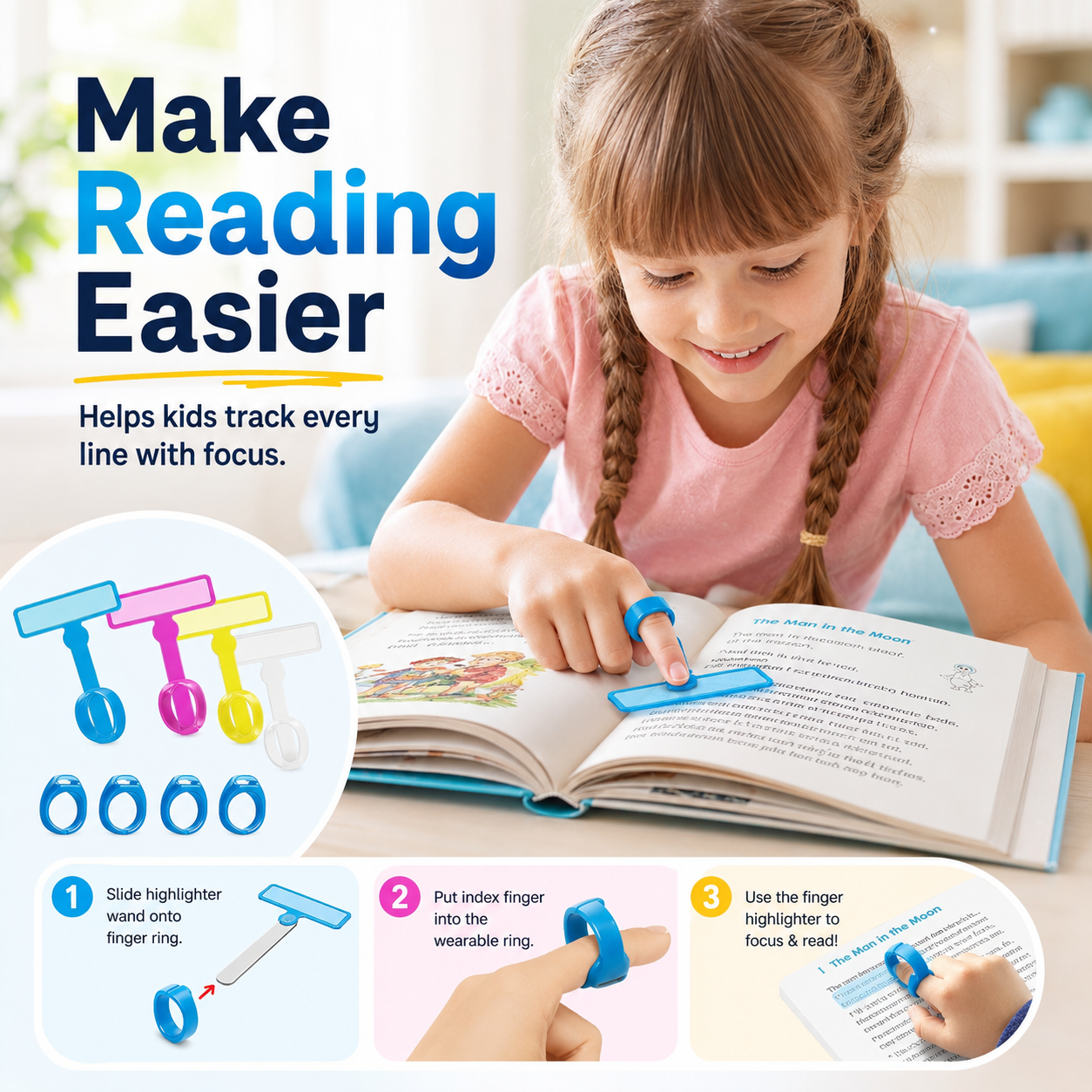 Kids Finger Reading Highlighter 📖✨