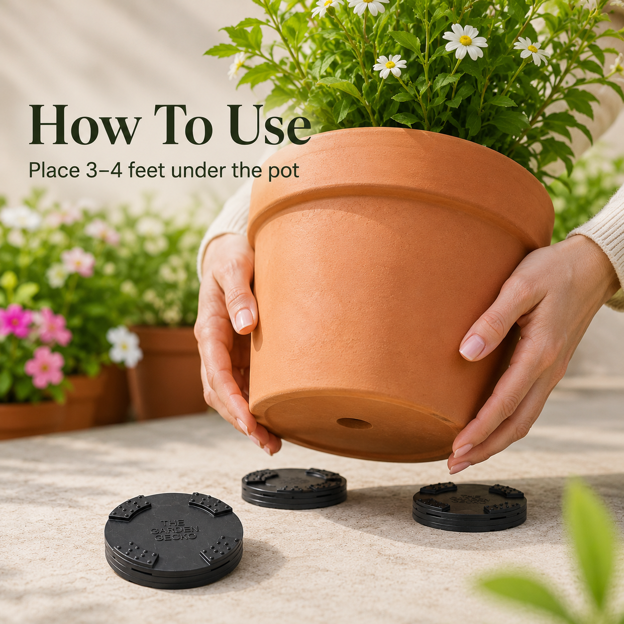 Garden Pot Support Feet