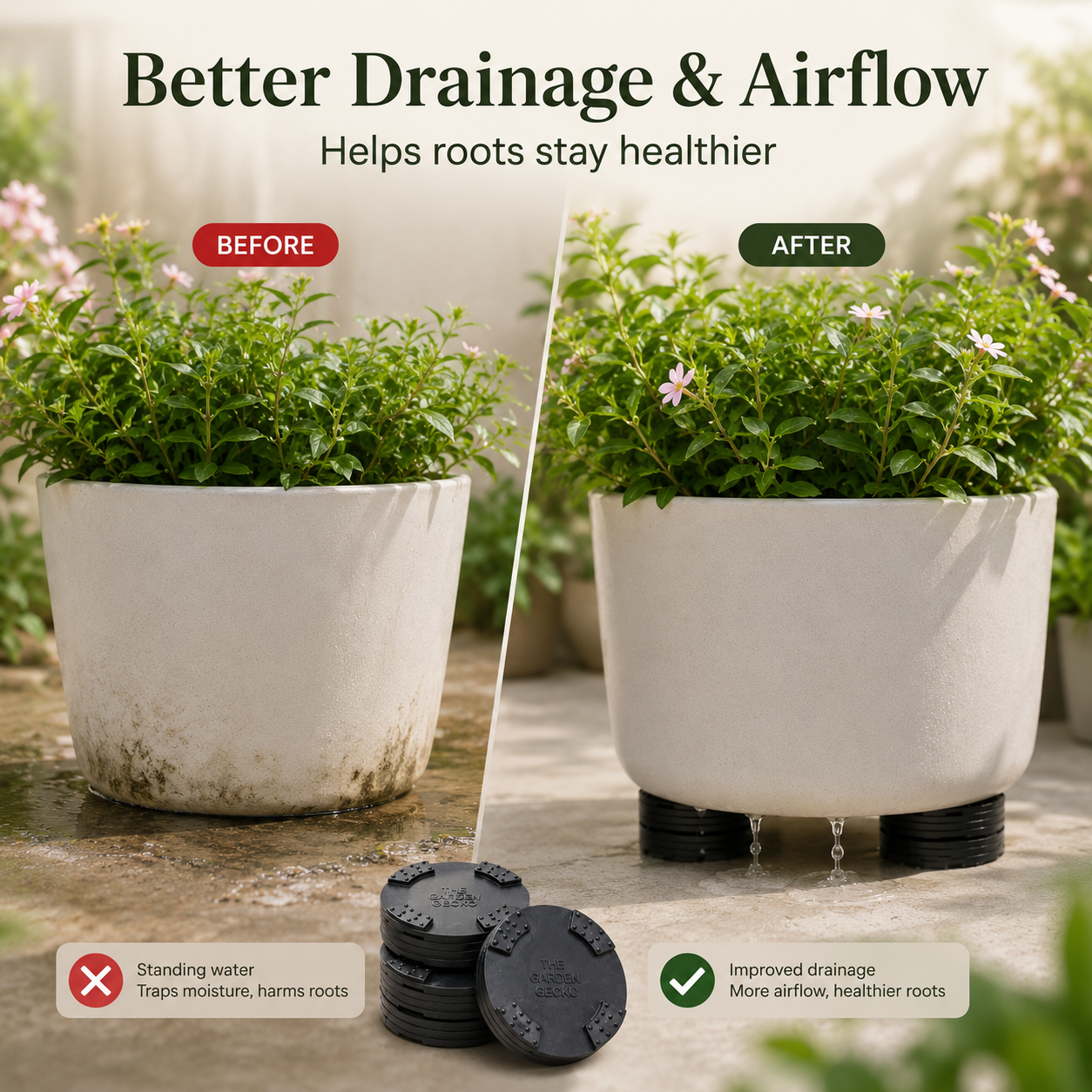 Garden Pot Support Feet