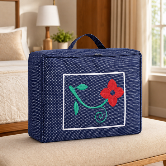 Floral Clothes Storage Organizer