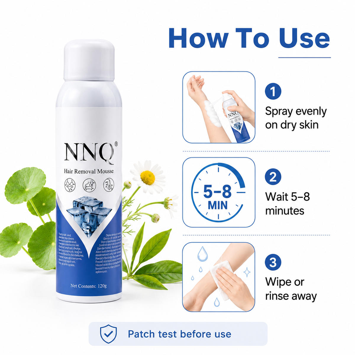 Hair Removal Spray for Men & Women