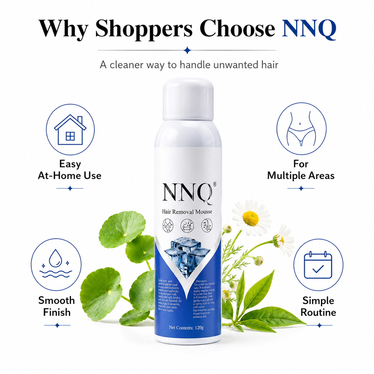 Hair Removal Spray for Men & Women