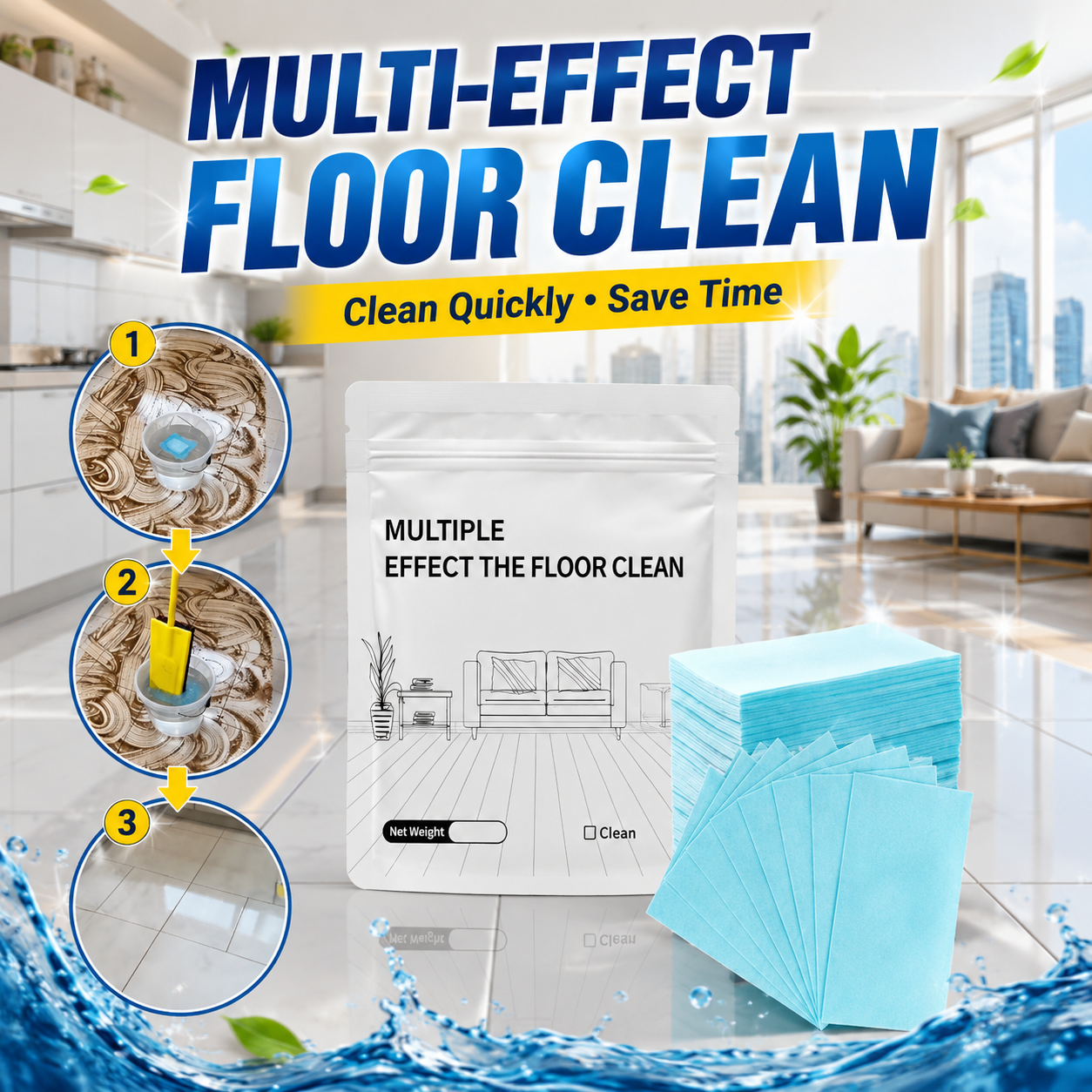Smart Floor Cleaning Sheets