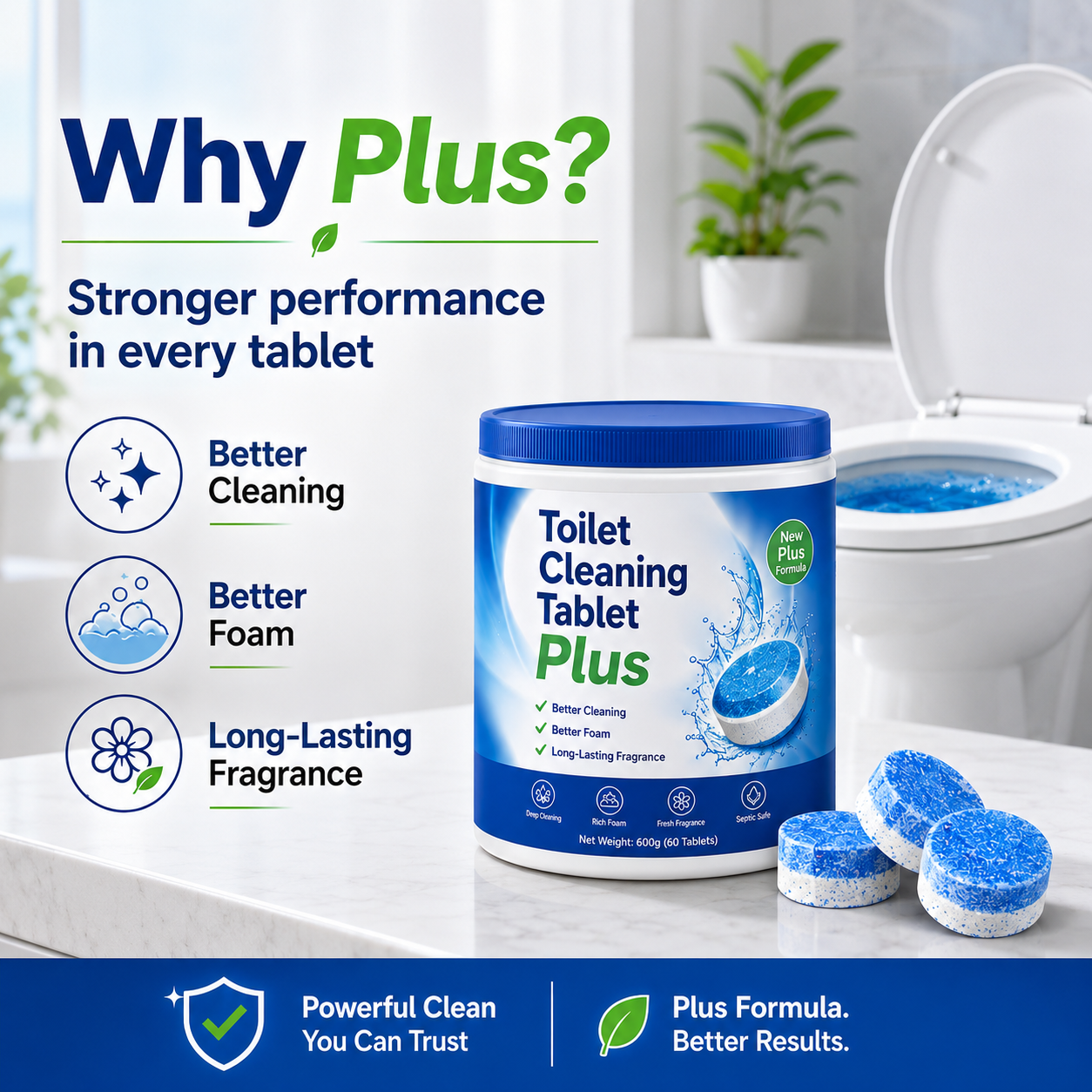 Toilet Cleaning Tablet PLUS