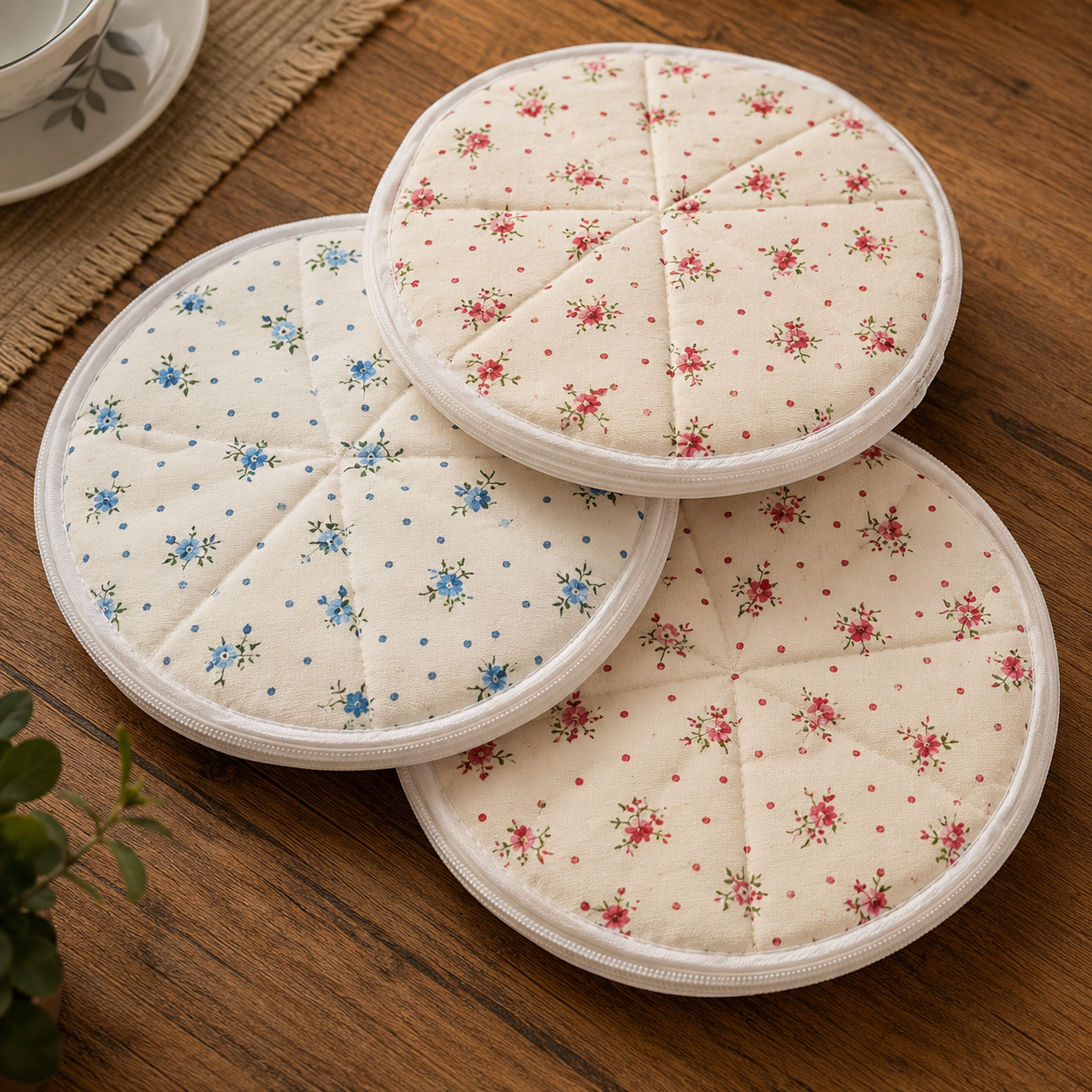Premium Floral Roti Cover