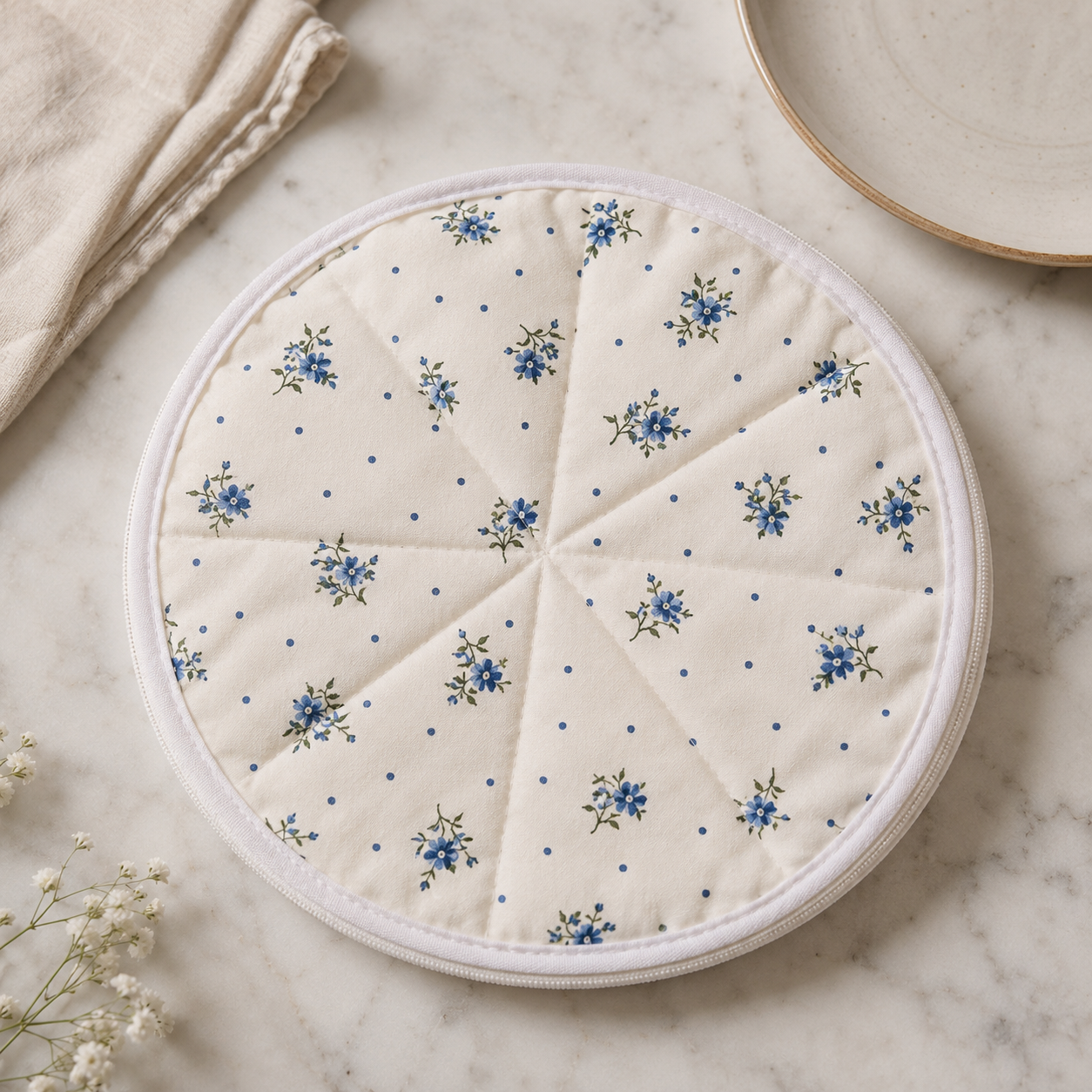 Premium Floral Roti Cover