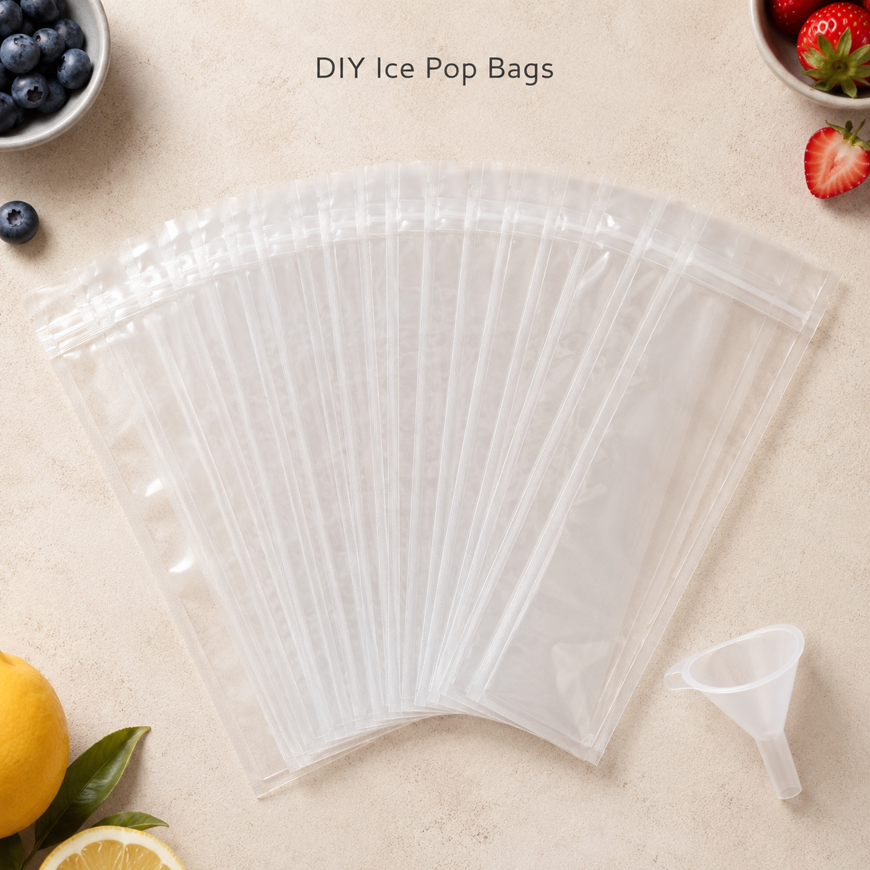 Reusable Nostalgic Ice Pop Maker Bag