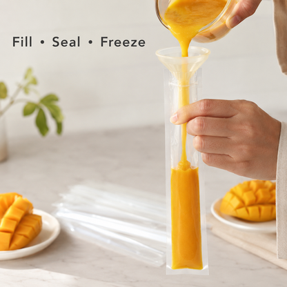 Reusable Nostalgic Ice Pop Maker Bag