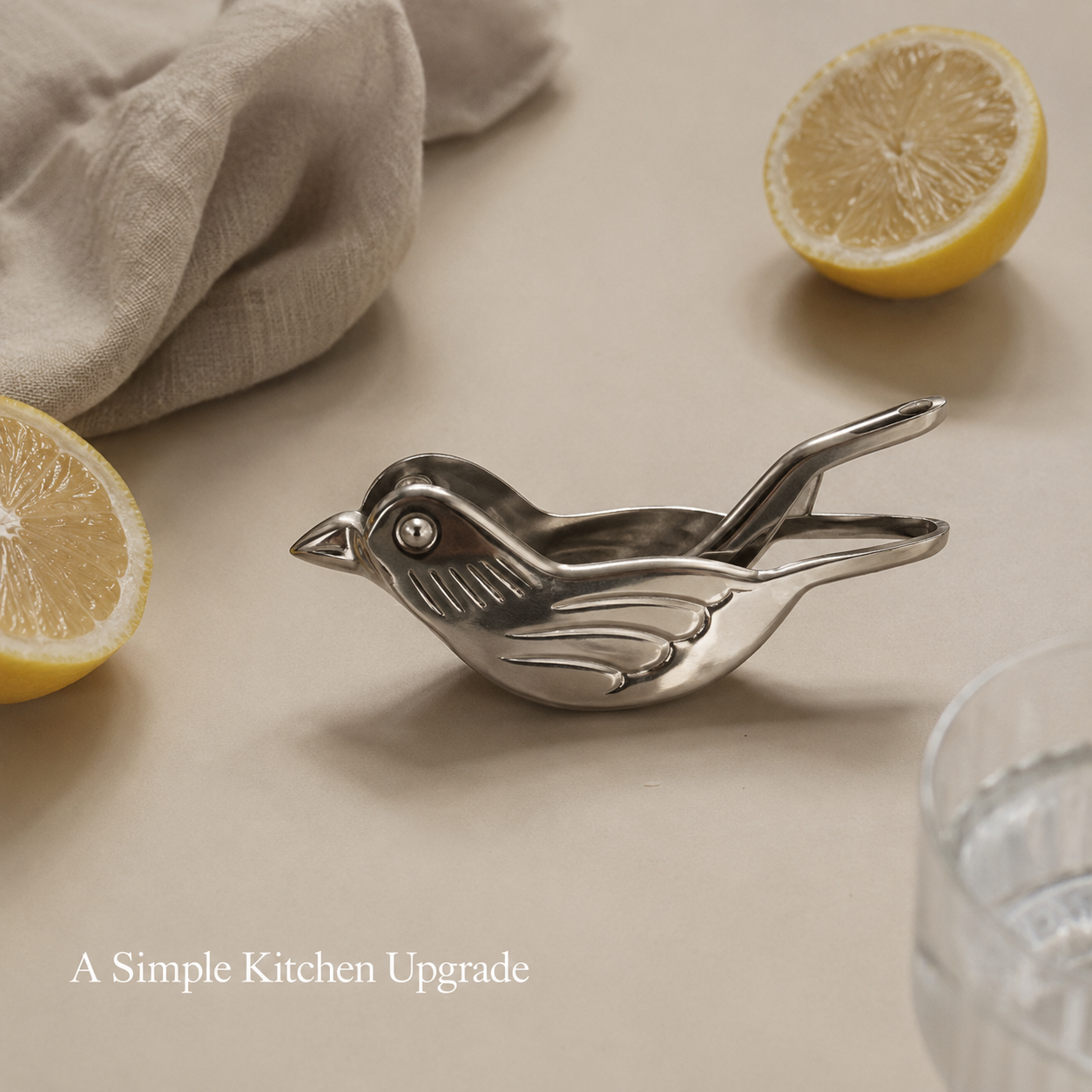 Sparrow Metal Lemon Squeezer