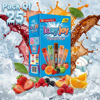 Icey Joy Flavour Pops (Pack of 25)