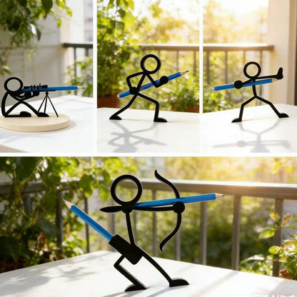 Action Stickman Pen Holder