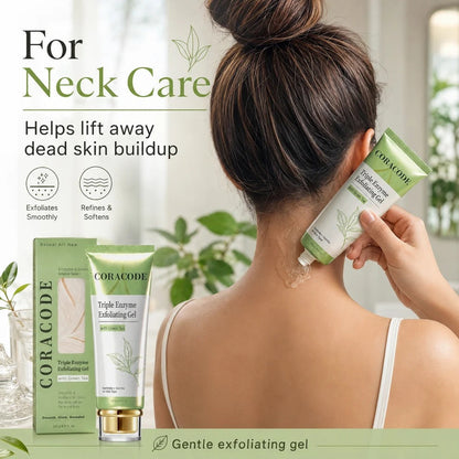 Coracode Triple Enzyme Exfoliating Gel with Green Tea (Buy 1 Get 1 Free)
