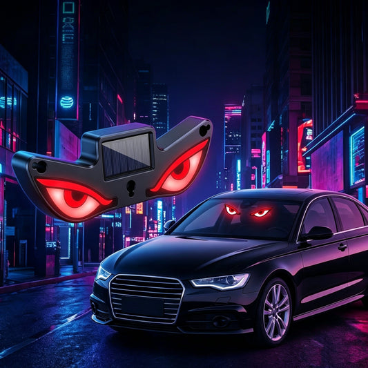 Solar Devil Eye Warning Light