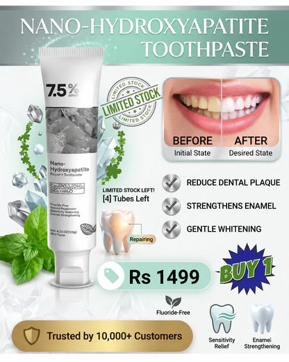 7.5% Hydroxyapatite Toothpaste