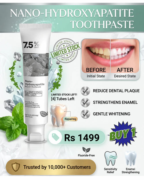7.5% Hydroxyapatite Toothpaste