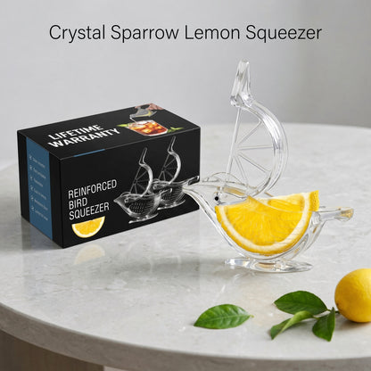 Crystal Sparrow Lemon Squeezer