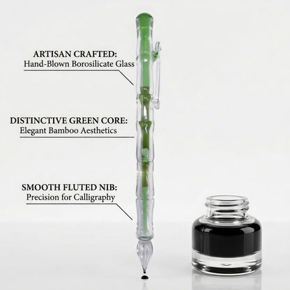 Imperial Bamboo Crystal Dip Pen