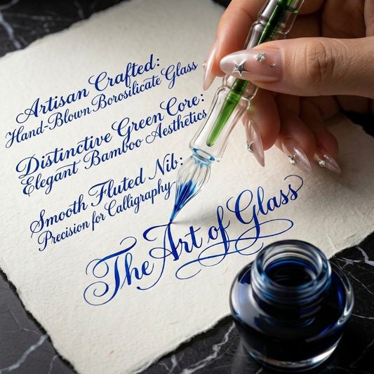Imperial Bamboo Crystal Dip Pen